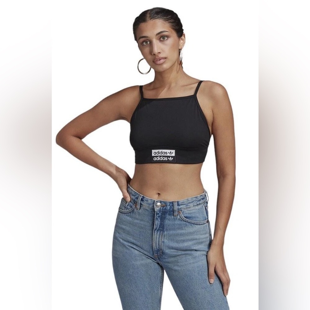 Adidas Black Athletic Bra